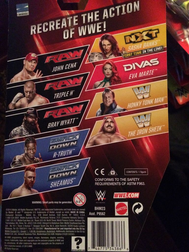 Eva Marie - Mattel (Wwe Basic) action figure collectible [Barcode 746775343866] - Main Image 2