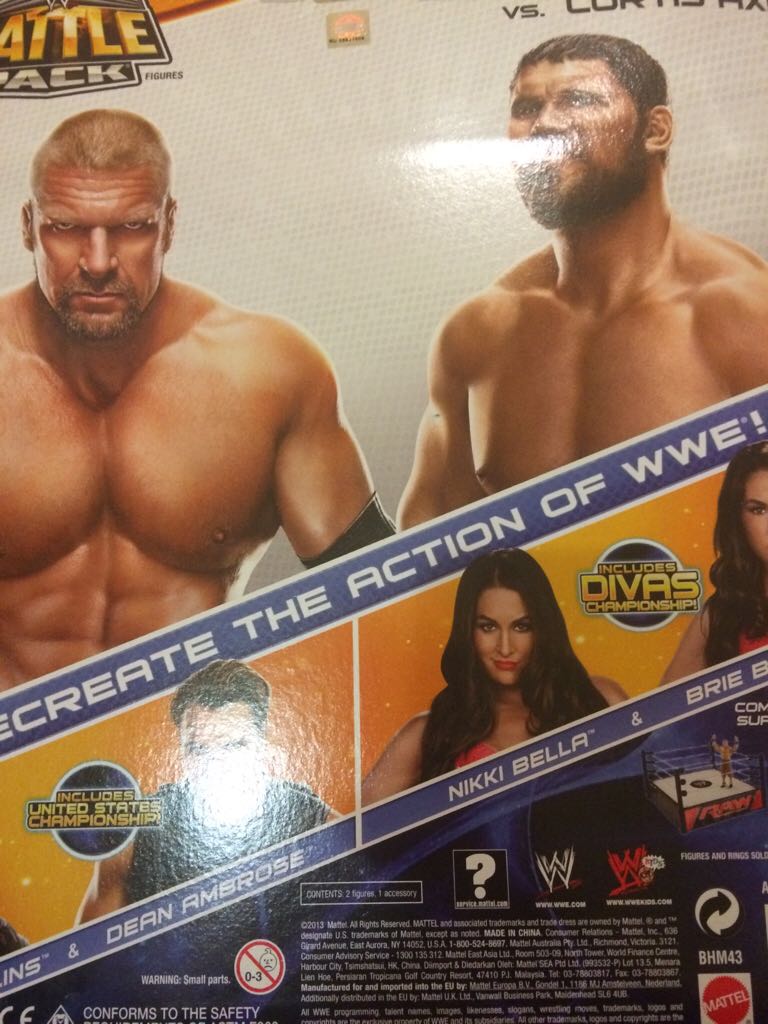 Curtis Axel V Triple H (Battle Pack)  action figure collectible [Barcode 746775344061] - Main Image 2