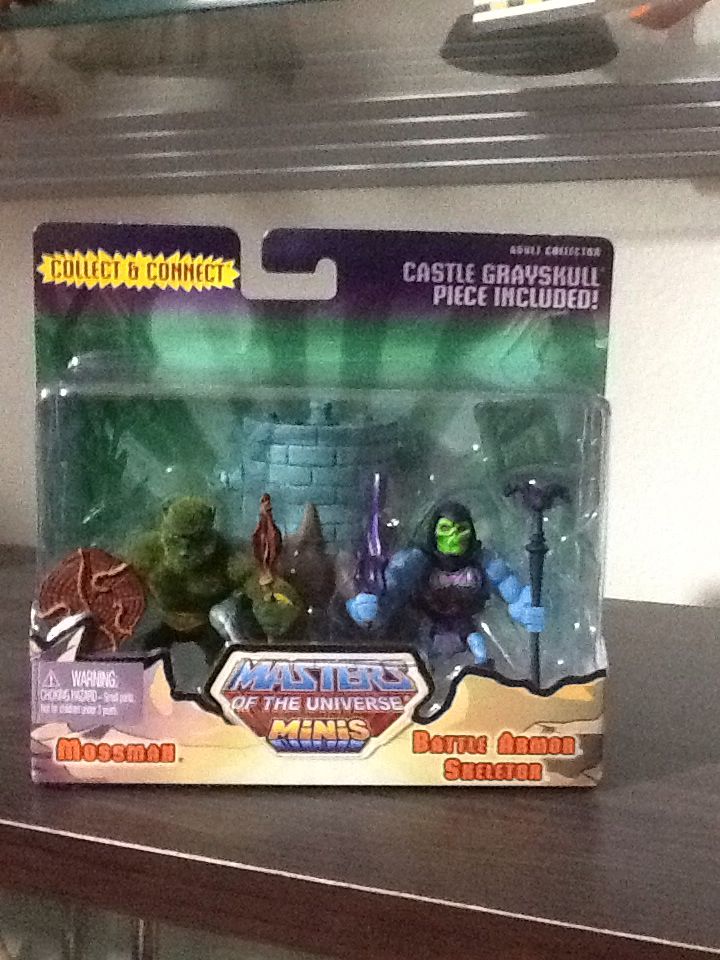 Mossman vs Battle Armor Skeletor - Mattel (Masters Of The Universe: Minis) action figure collectible [Barcode 746775347857] - Main Image 2