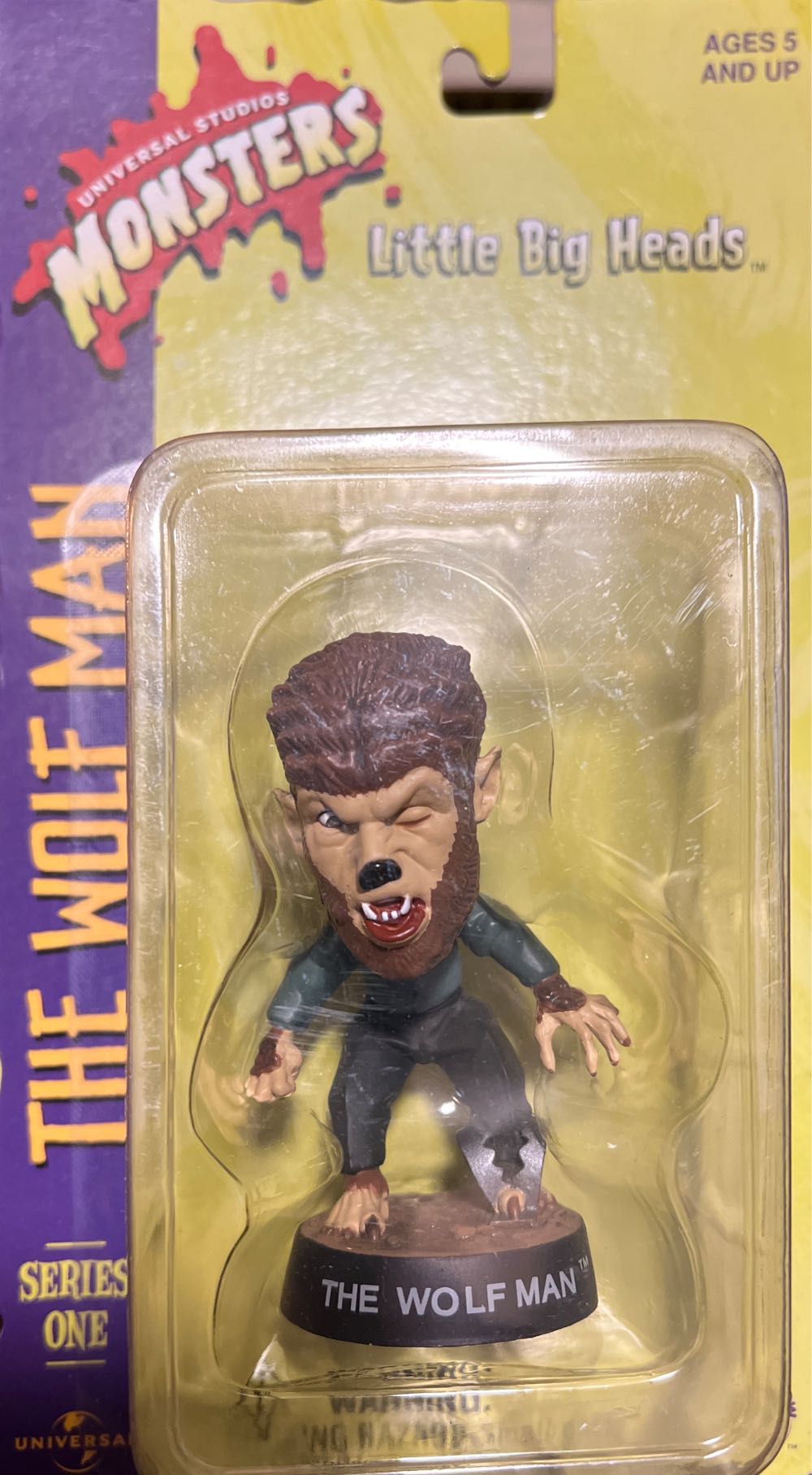 Sideshow - Little Big Heads (Wolf Man) - Sideshow Toy (Little Big Heads) action figure collectible [Barcode 747720130029] - Main Image 2
