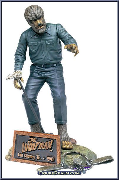 Sideshow - 8” The Wolfman (Color) - Sideshow Collectibles (Universal Monsters) action figure collectible [Barcode 747720150027] - Main Image 2