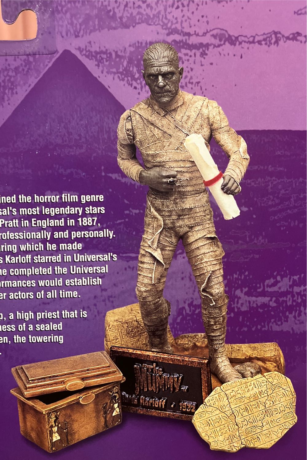 The Mummy Boris Karloff - Sideshow Collectibles (Universal Studios Classic Monsters!) action figure collectible [Barcode 747720150034] - Main Image 4