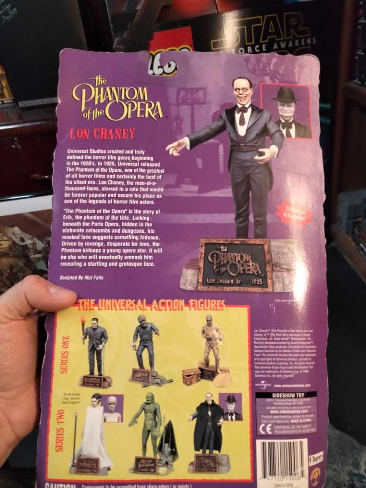 Sideshow - 8” Phantom Of The Opera (Color) - Sideshow Toy (Universal Monsters) action figure collectible [Barcode 747720150065] - Main Image 3