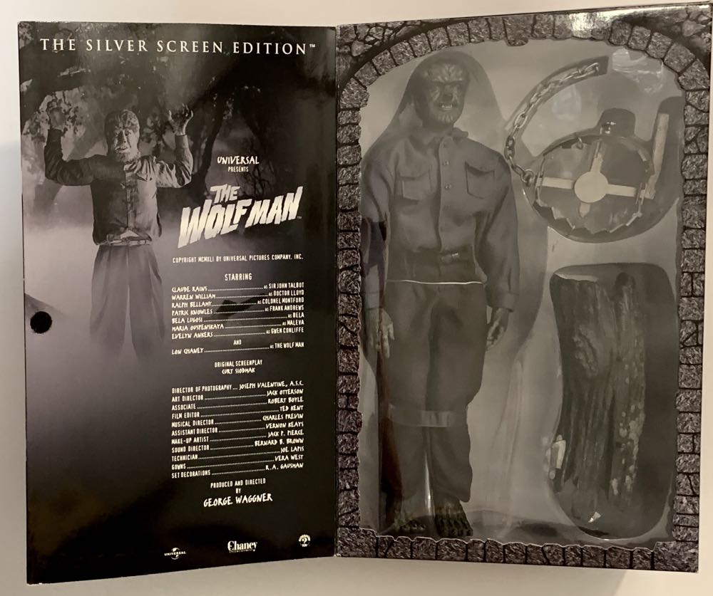 Monsters The Wolfman Silver Screen - Sideshow Toy action figure collectible [Barcode 747720201743] - Main Image 3