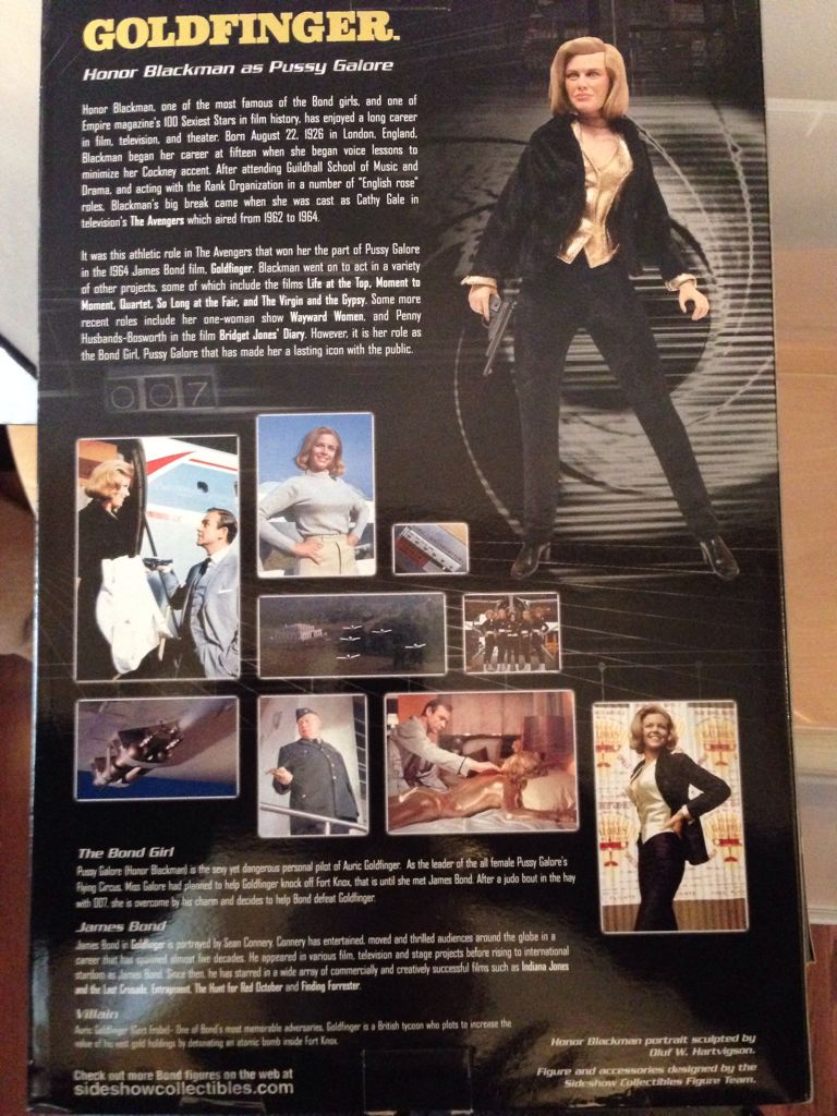 Pussy Galore - Sideshow Collectibles action figure collectible [Barcode 747720204737] - Main Image 2