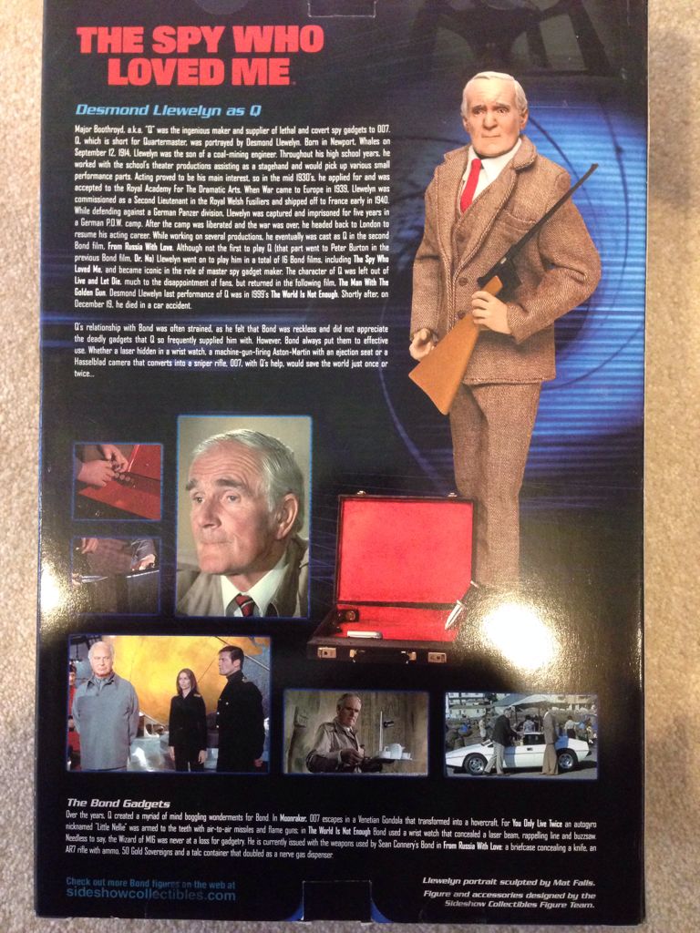 007 (TSWLM): Q - Sideshow Collectibles (James Bond, 007) action figure collectible [Barcode 747720205697] - Main Image 2