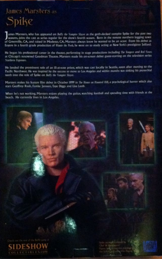 James Marsters as ”Spike” - Sideshow Collectibles (Buffy The Vampire Slayer) action figure collectible [Barcode 747720205925] - Main Image 2