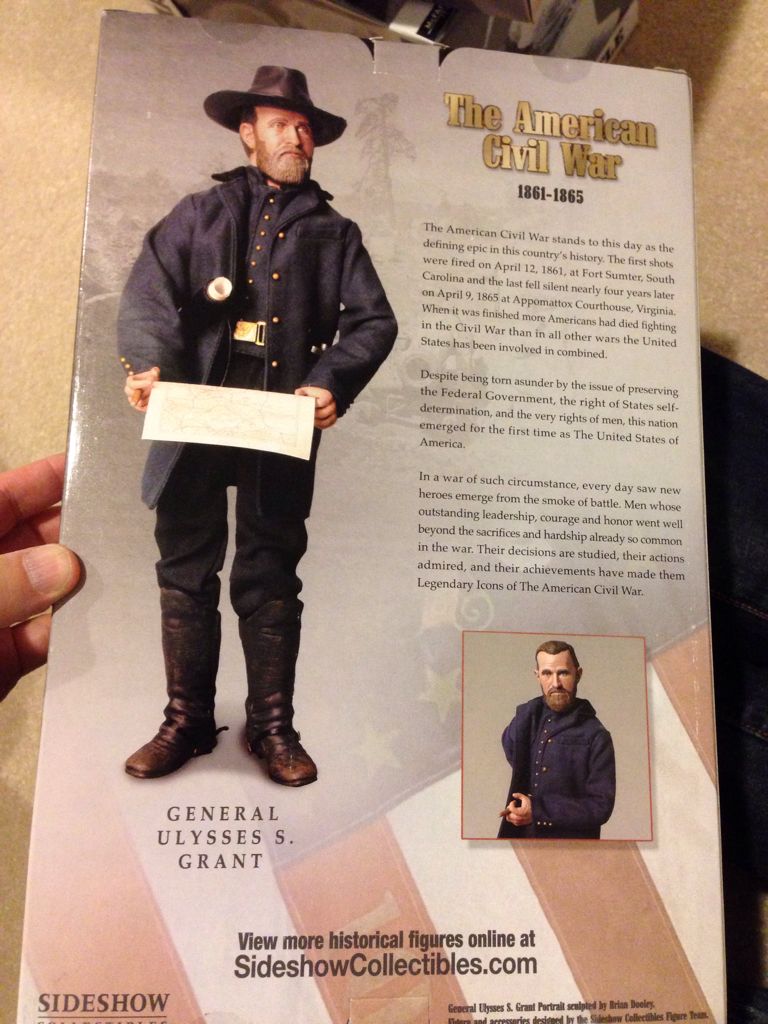 Ulysses S. Grant - Sideshow Collectibles action figure collectible [Barcode 747720206212] - Main Image 2