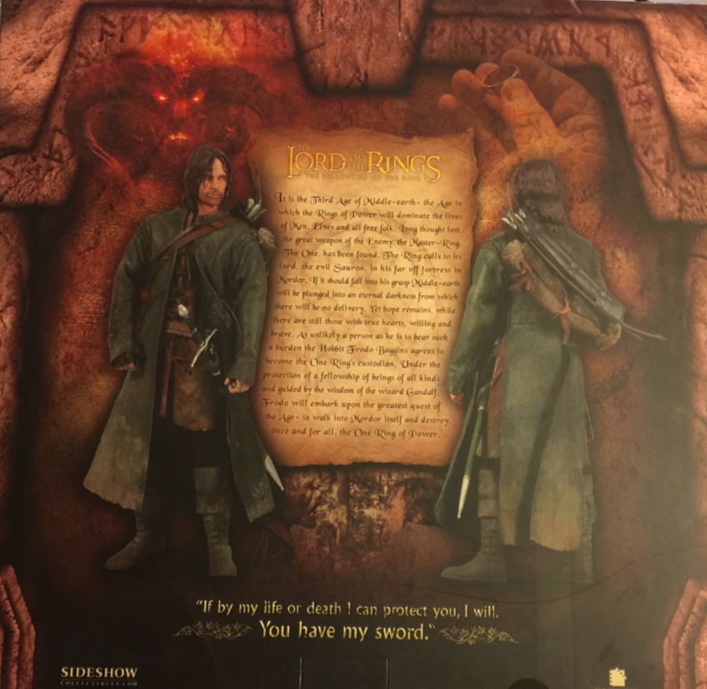 Lord Of The Rings-Fellowship Of The Ring-Aragorn - Sideshow Collectibles (Fantasy) action figure collectible [Barcode 747720208193] - Main Image 2