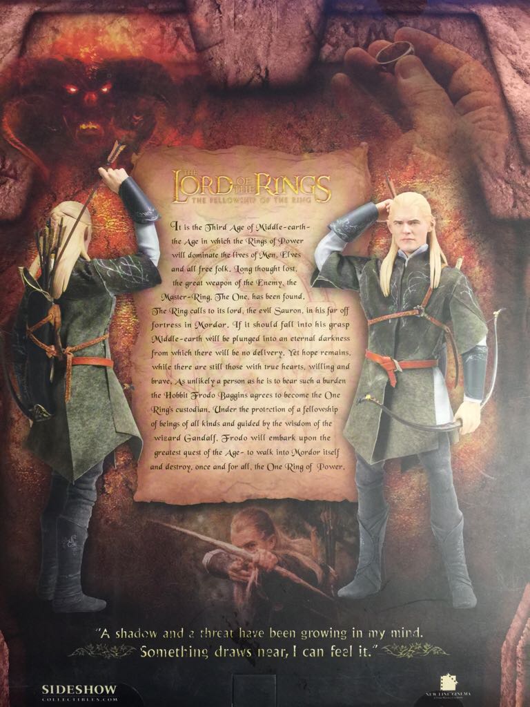 Lord of the Rings Legolas Green leaf 12” - Sideshow Collectibles (Fantasy) action figure collectible [Barcode 747720208698] - Main Image 2