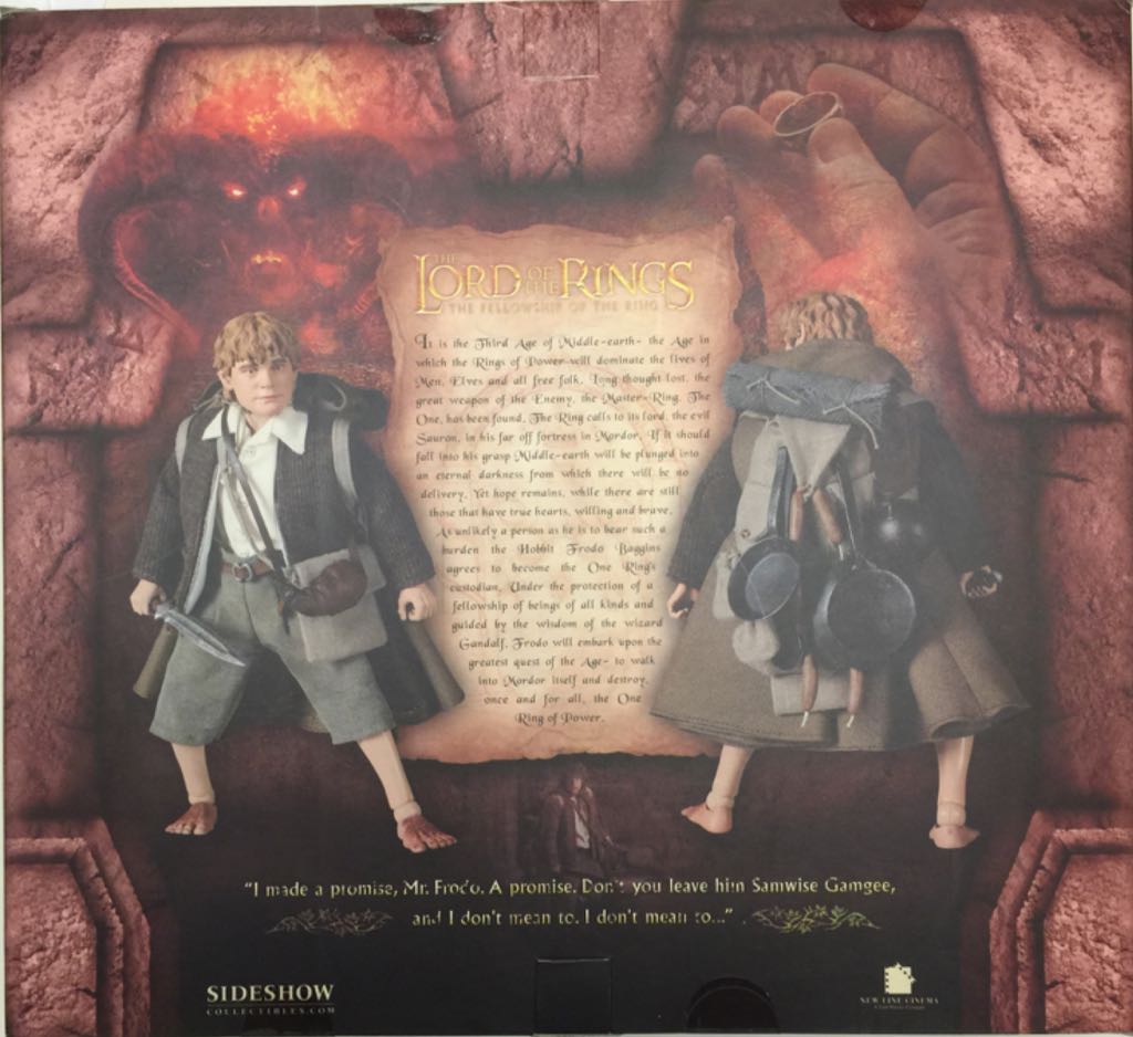 Lord Of the Rings Samwise Gamgee Fellowship of the Ring - Sideshow Collectibles (Cult Classics) action figure collectible [Barcode 747720208735] - Main Image 2