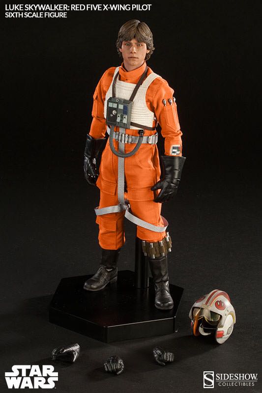 Luke Skywalker (X-Wing Pilot) - Sideshow Collectibles (Star Wars: Episode IV - A New Hope) action figure collectible [Barcode 747720209039] - Main Image 1