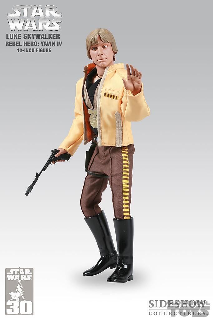 Luke Skywalker Rebel Hero : Yavin IV - Sideshow Collectibles (Star Wars) action figure collectible [Barcode 747720209763] - Main Image 4
