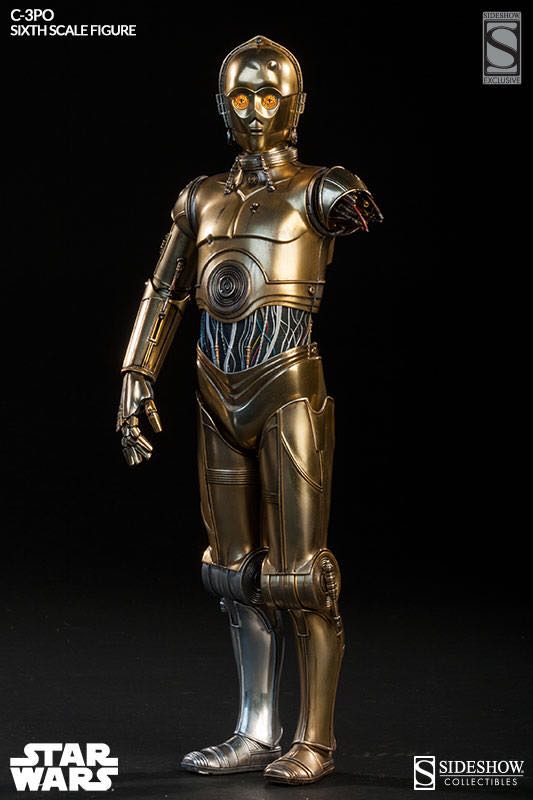 C-3PO - Sideshow Collectibles (Star Wars) action figure collectible [Barcode 747720214606] - Main Image 2