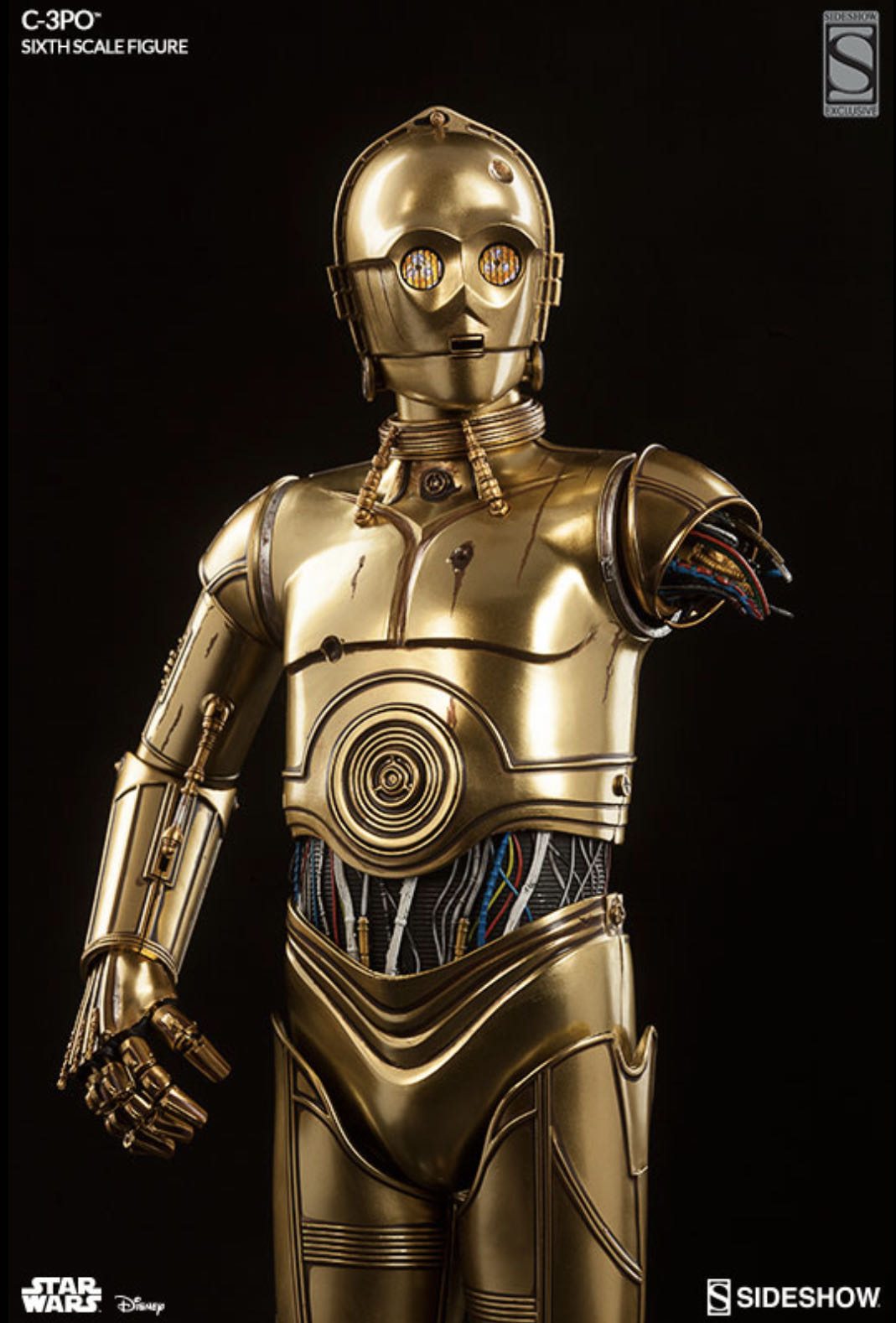 C-3PO - Sideshow Collectibles (Star Wars) action figure collectible [Barcode 747720214606] - Main Image 3