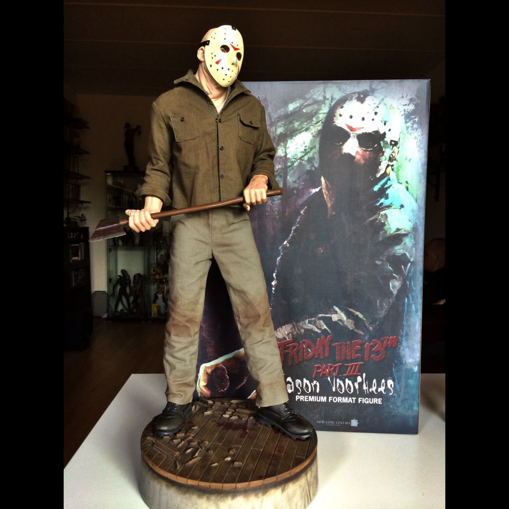 1:4 Sideshow: Friday The 13th Part 3 Jason Vorhees PF Statue Ex - Sideshow Collectibles (Friday the 13th Part 3) action figure collectible [Barcode 747720217096] - Main Image 2