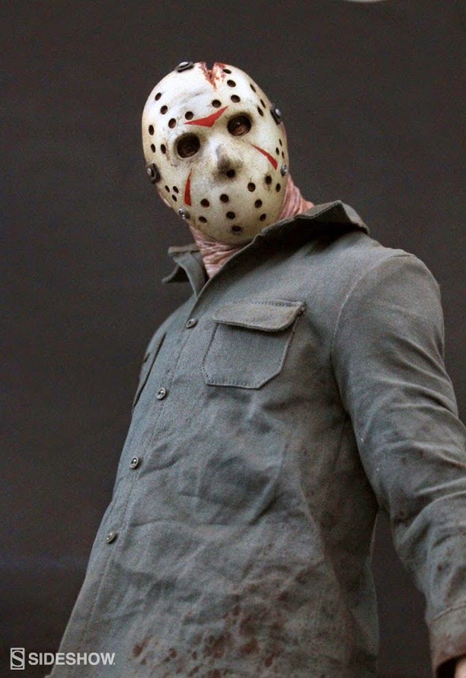 1:4 Sideshow: Friday The 13th Part 3 Jason Vorhees PF Statue Ex - Sideshow Collectibles (Friday the 13th Part 3) action figure collectible [Barcode 747720217096] - Main Image 4
