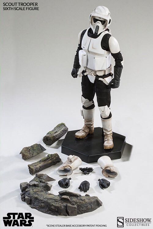 Scout Trooper - Sideshow Collectibles (Star Wars Sideshow) action figure collectible [Barcode 747720222496] - Main Image 2