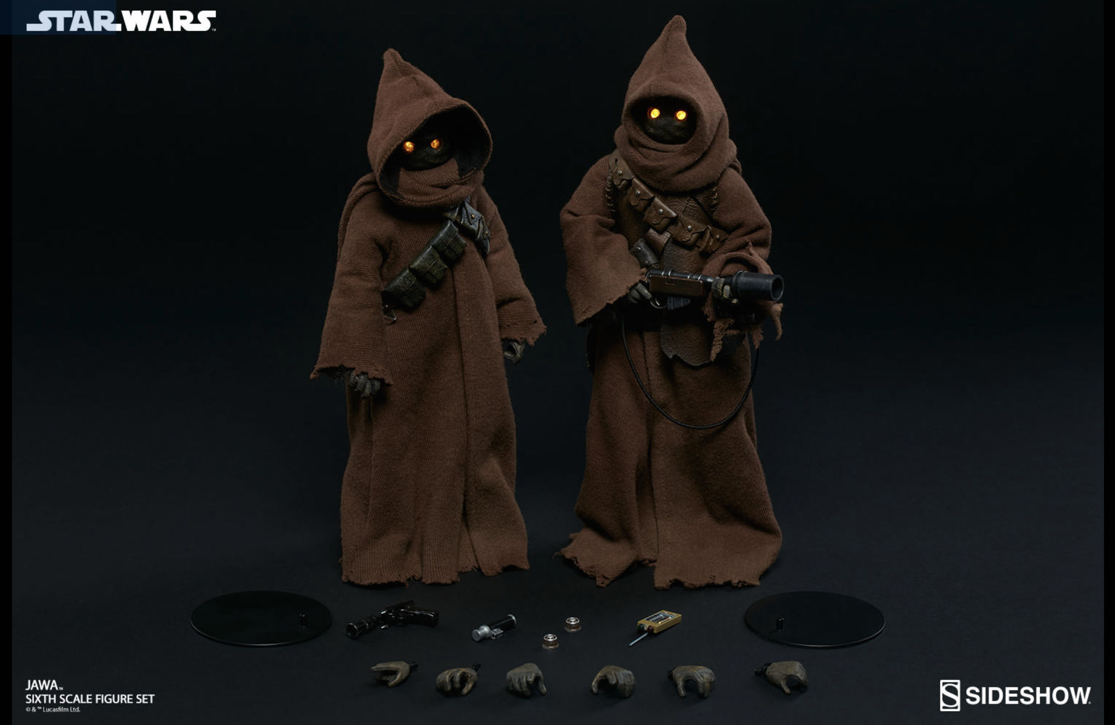 Jawas Set (A New Hope) - Sideshow Collectibles (Star Wars) action figure collectible [Barcode 747720224353] - Main Image 2