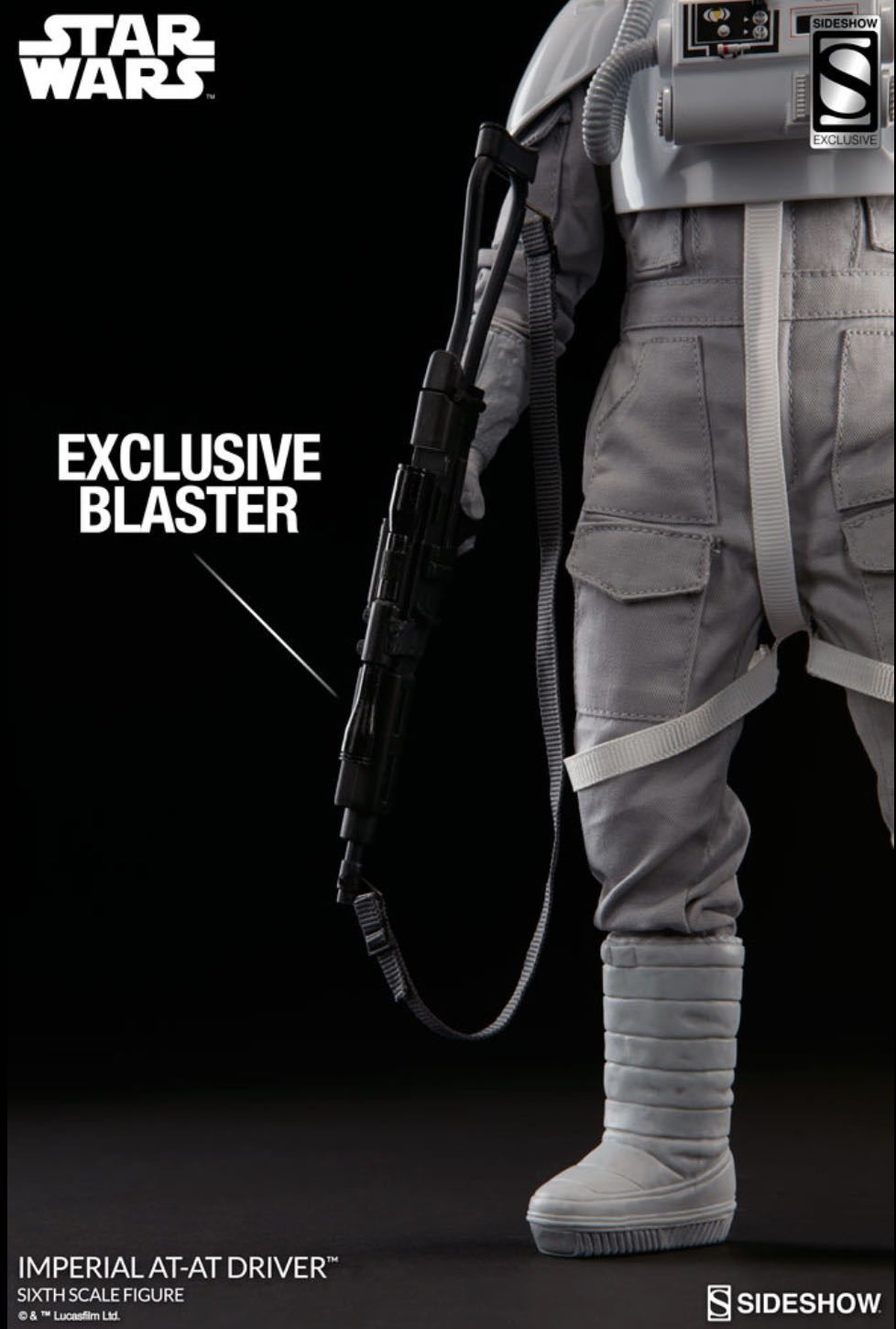 AT-AT Driver (ESB) - Sideshow Collectibles (Star Wars) action figure collectible [Barcode 747720225541] - Main Image 3