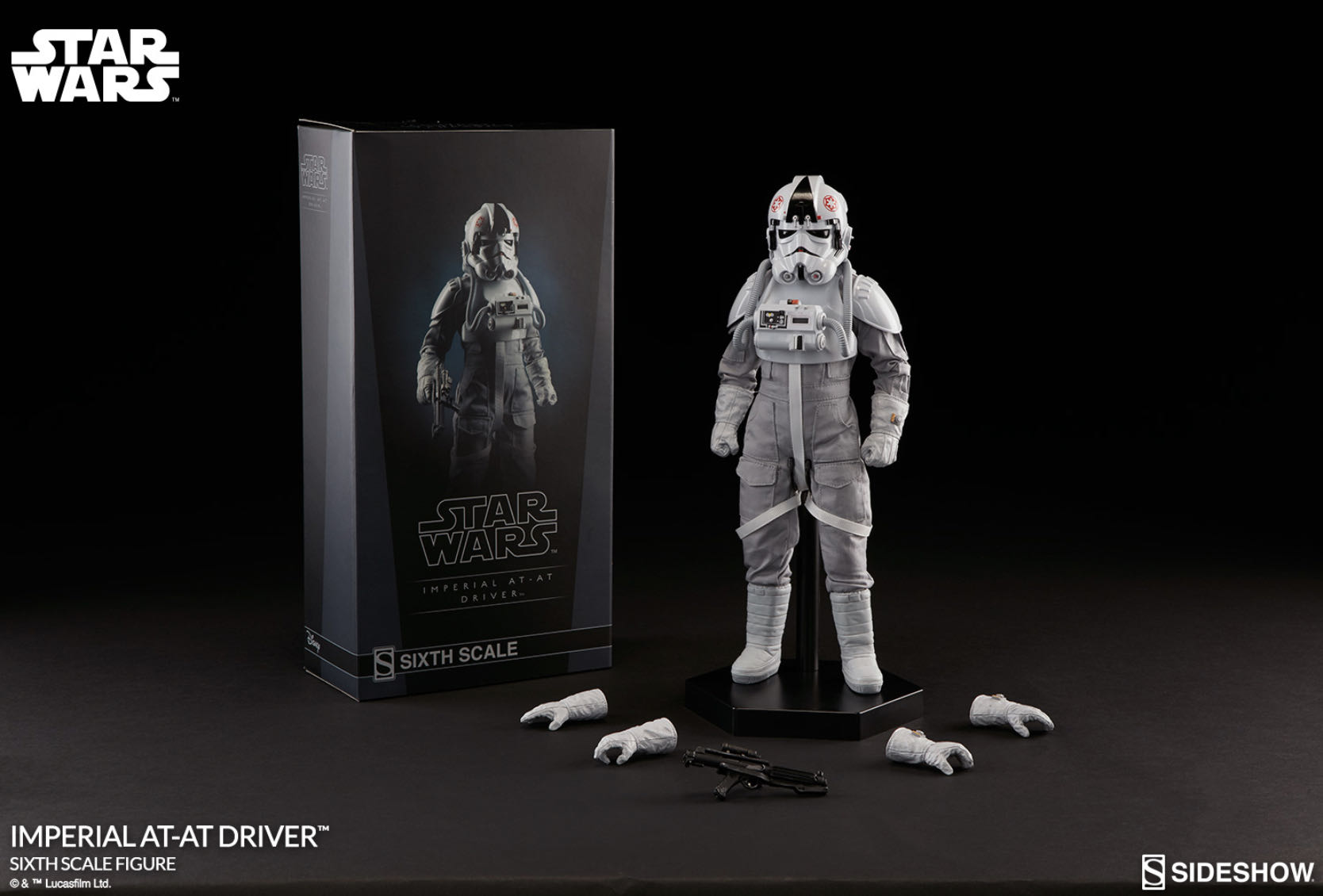 AT-AT Driver (ESB) - Sideshow Collectibles (Star Wars) action figure collectible [Barcode 747720225541] - Main Image 4