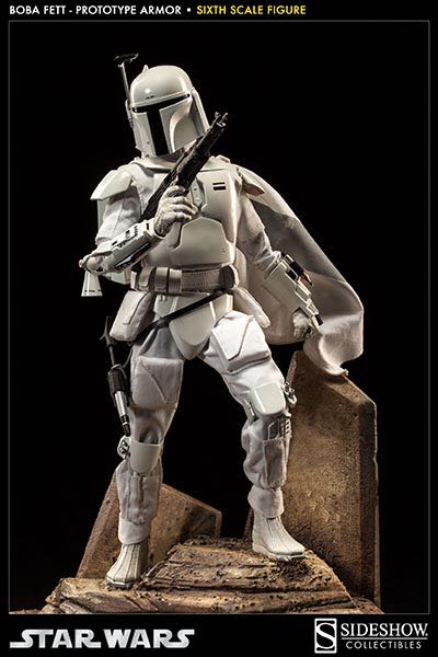 Boba Fett (Prototype Armor- Excl. Ver.) (Scum & Villainy Series) Sixth Scale Figure - Sideshow Collectibles (Star Wars) action figure collectible [Barcode 747720500839] - Main Image 2