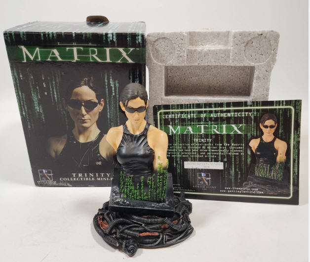 The Matrix: Trinity Mini Bust Statue - Gentle Giant (Sci-Fi) action figure collectible [Barcode 761568123937] - Main Image 3