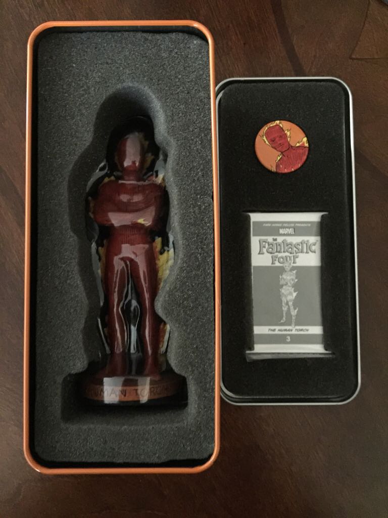 Human Torch - Yoe! Studio (The Fantastic Four Classic Comic Character) action figure collectible [Barcode 761568188233] - Main Image 2