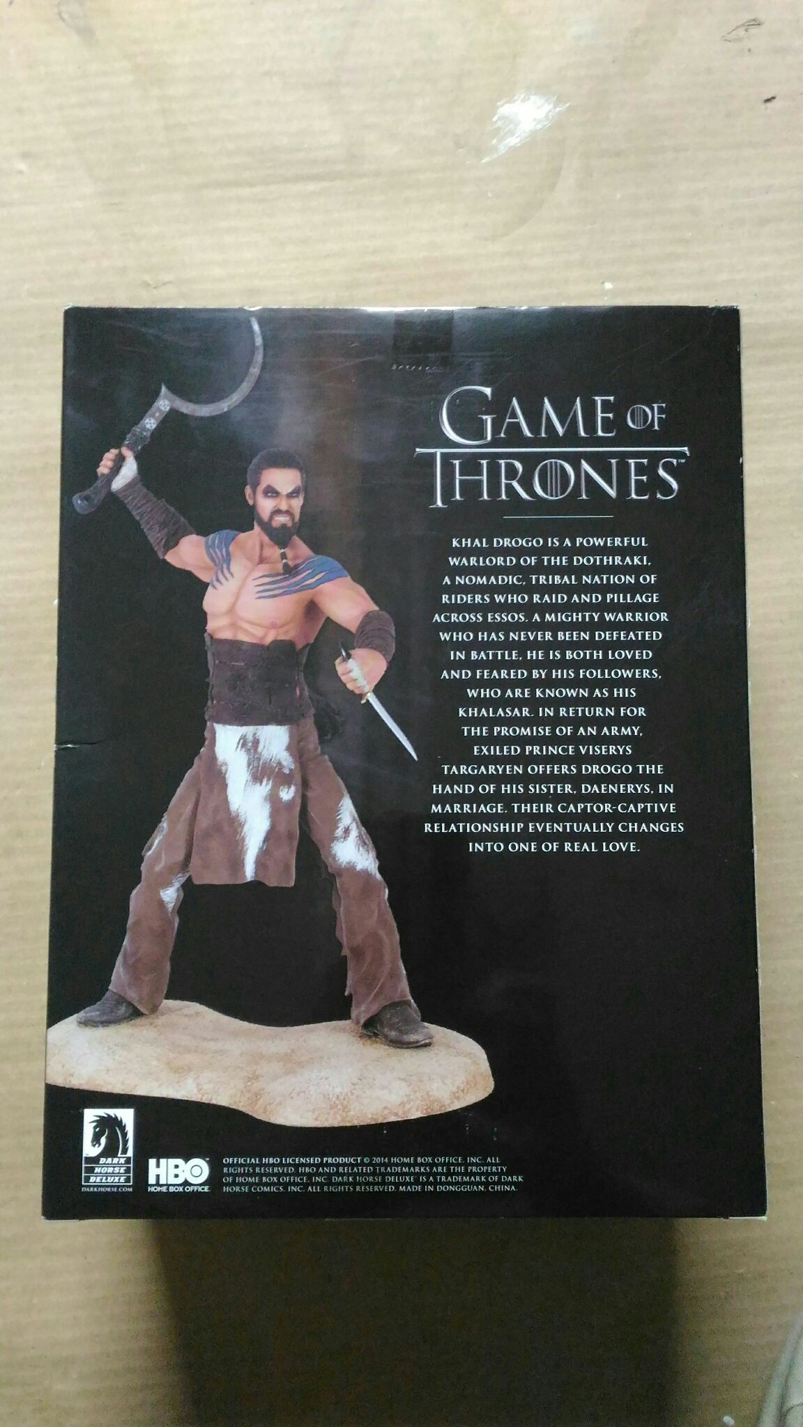 Khal Drogo - Dark Horse Deluxe (Game Of Thrones) action figure collectible [Barcode 761568204957] - Main Image 2