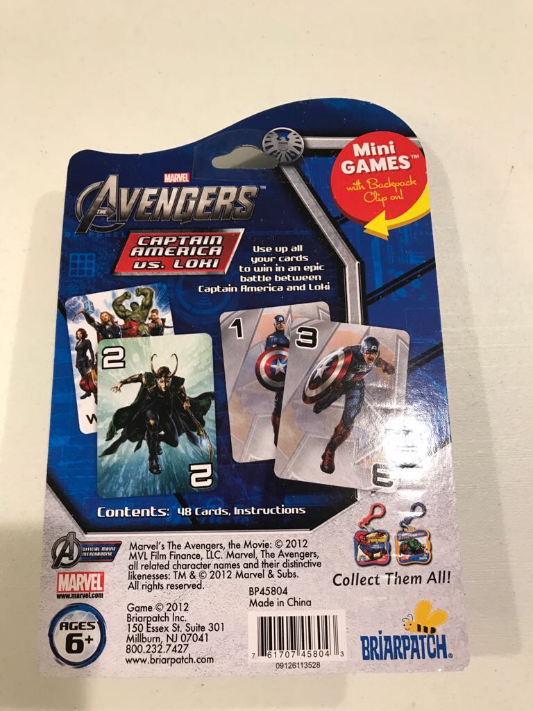 Marvel Avengers Mini Games - Captain America Vs Loki  action figure collectible [Barcode 761707458043] - Main Image 2