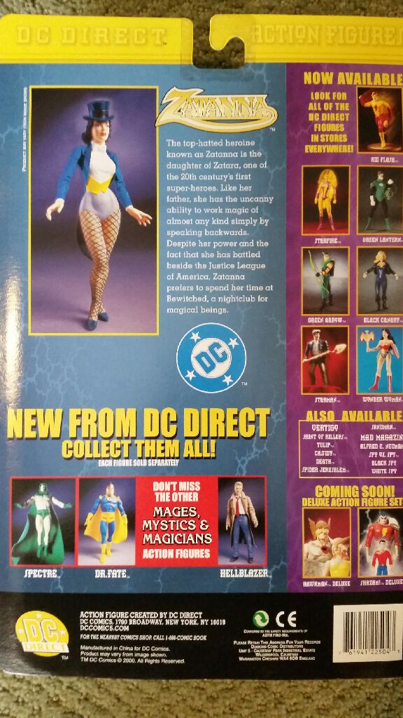 MM&M: Zatanna - DC Direct (DC Direct AFs) action figure collectible [Barcode 761941225043] - Main Image 2