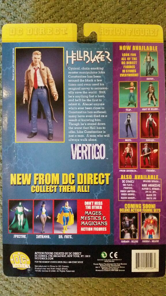 John Constantine: Hellblazer - DC Direct (DC / Vertigo Comics) action figure collectible [Barcode 761941225265] - Main Image 2