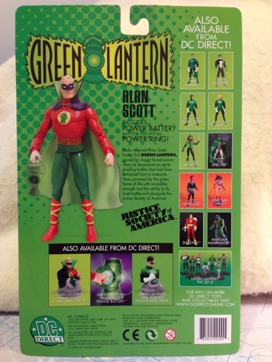 Green Lantern - Alan Scott - DC Direct (DC Direct Golden Age JSA Series) action figure collectible [Barcode 761941225555] - Main Image 2