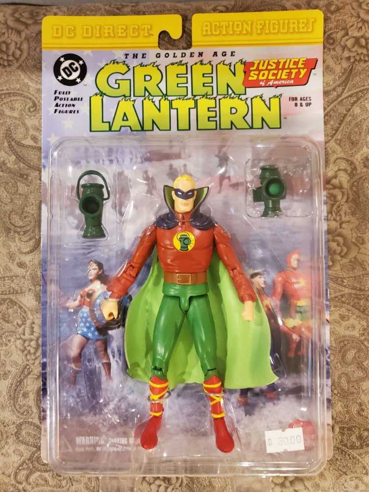 Green Lantern - Alan Scott - DC Direct (DC Direct Golden Age JSA Series) action figure collectible [Barcode 761941225555] - Main Image 3