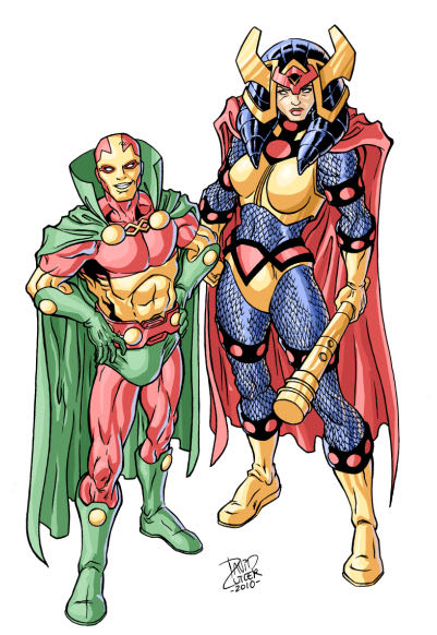 DC Direct Mister Miracle And Big Barda Deluxe Action Figure Set - DC Direct (DC Direct Deluxe) action figure collectible [Barcode 761941225890] - Main Image 4