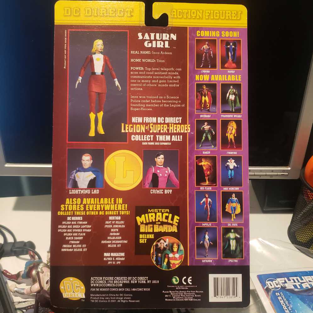 DC Direct Legion Of Super Heroes Saturn Girl - DC Direct (Legion Of Superheroes) action figure collectible [Barcode 761941226194] - Main Image 3