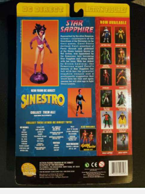 Star Sapphire - Green Lantern (DC Direct) (DC Comics Super Heroes) action figure collectible [Barcode 761941226293] - Main Image 4