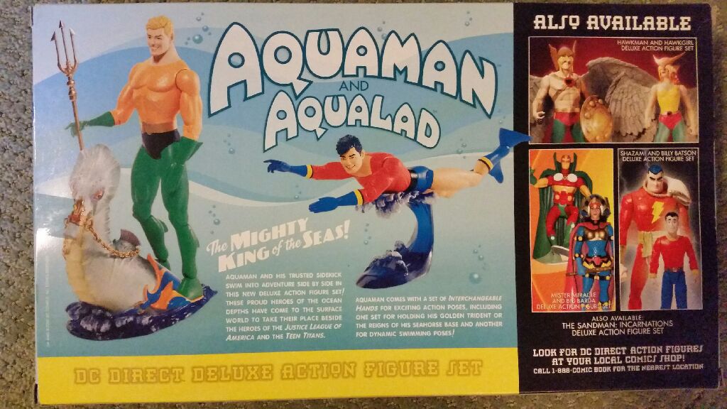 Aquaman And Aqualad - DC Direct (The Mighty King of the Seas) action figure collectible [Barcode 761941226316] - Main Image 2
