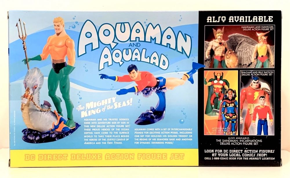 Aquaman And Aqualad - DC Direct (The Mighty King of the Seas) action figure collectible [Barcode 761941226316] - Main Image 3