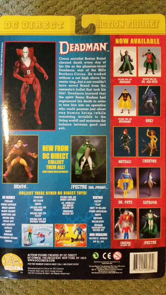 Deadman - DC Direct (Other Worlds) action figure collectible [Barcode 761941228570] - Main Image 2