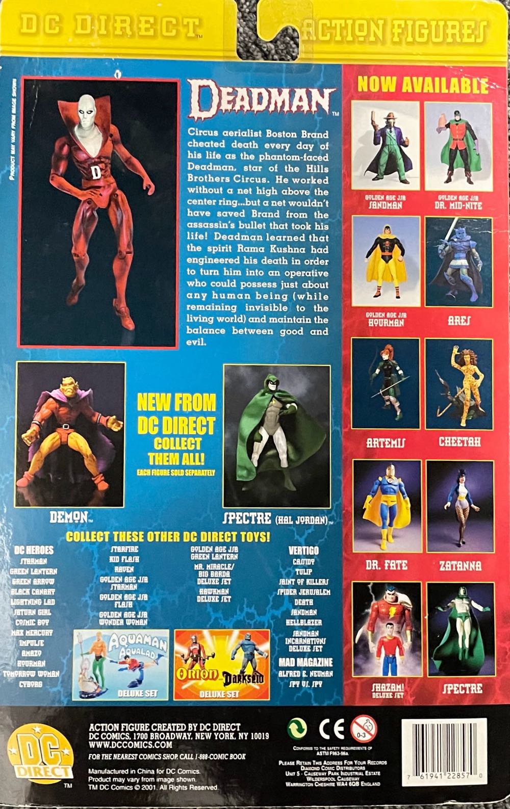 Deadman - DC Direct (Other Worlds) action figure collectible [Barcode 761941228570] - Main Image 4