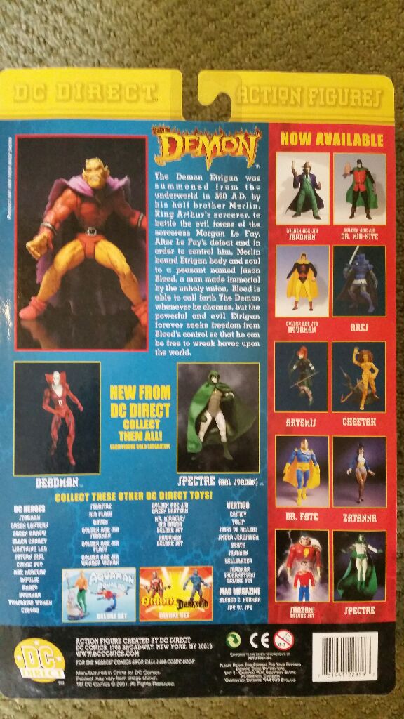 Demon Etrigan - DC Direct (DC Direct: Other Worlds) action figure collectible [Barcode 761941228587] - Main Image 2