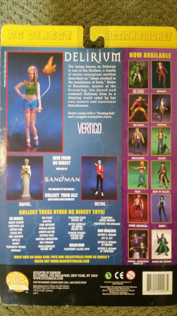 Sandman: Delirium - DC Direct (DC Vertigo) action figure collectible [Barcode 761941229935] - Main Image 2