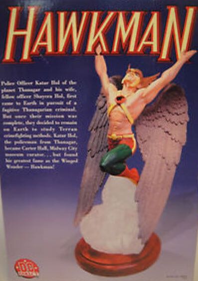 Hawkman Joe Kubert Statue - DC Direct action figure collectible [Barcode 761941230887] - Main Image 2