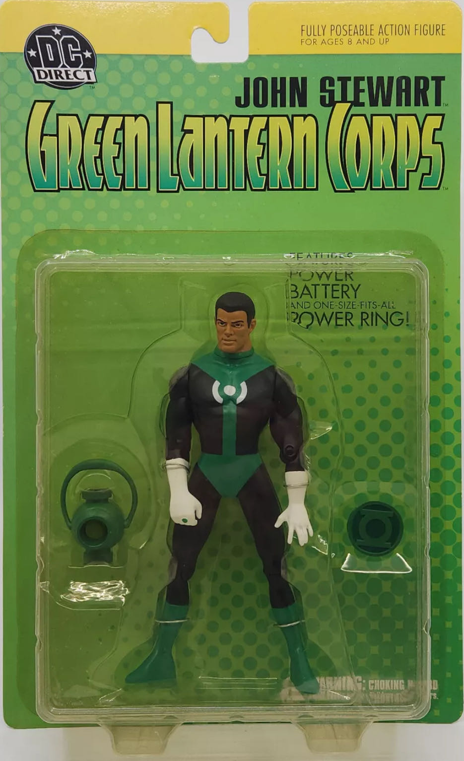 DC Direct Green Lantern Corps John Stewart - DC Direct (DC Direct Green Lantern Series) action figure collectible [Barcode 761941231686] - Main Image 3