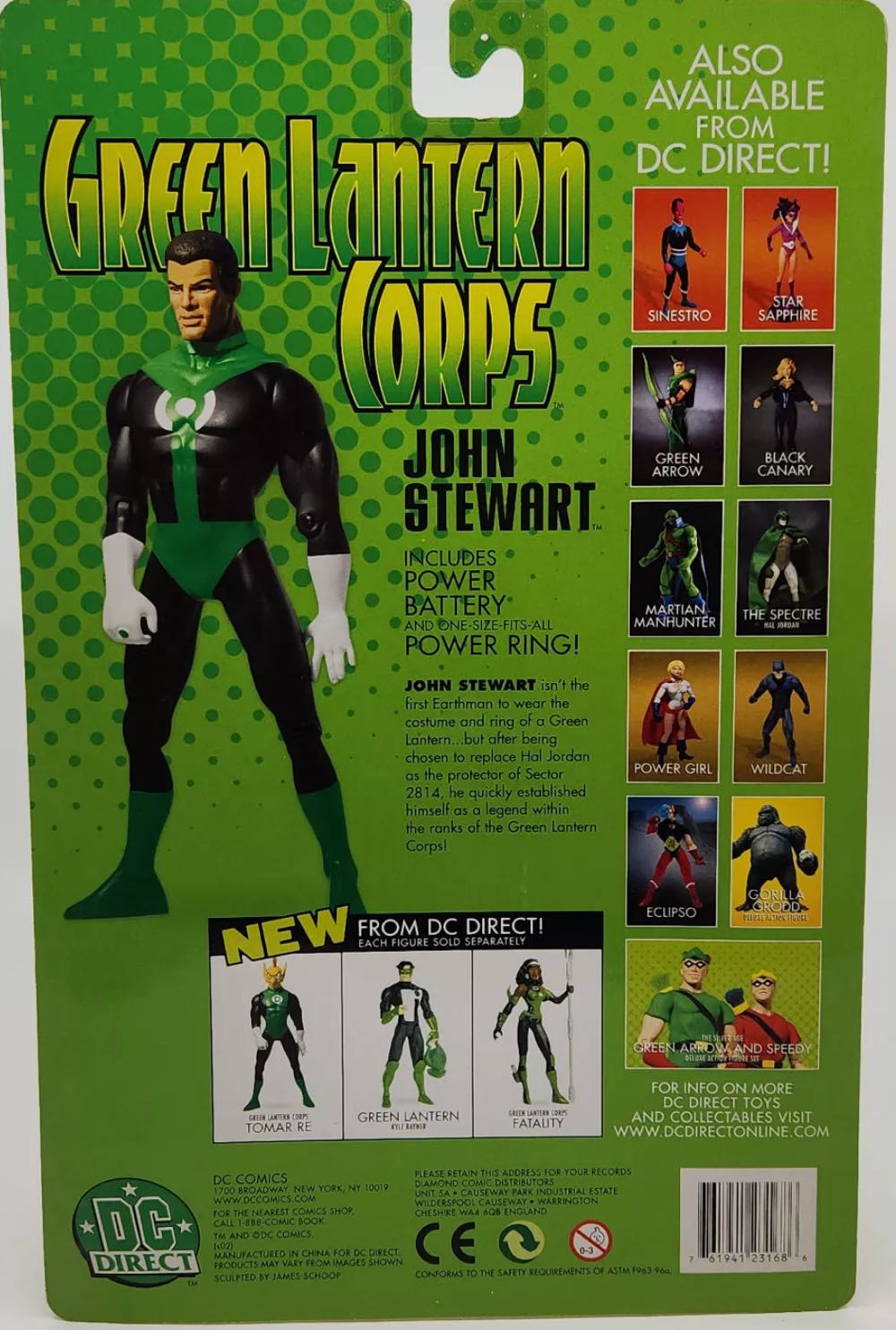 DC Direct Green Lantern Corps John Stewart - DC Direct (DC Direct Green Lantern Series) action figure collectible [Barcode 761941231686] - Main Image 4