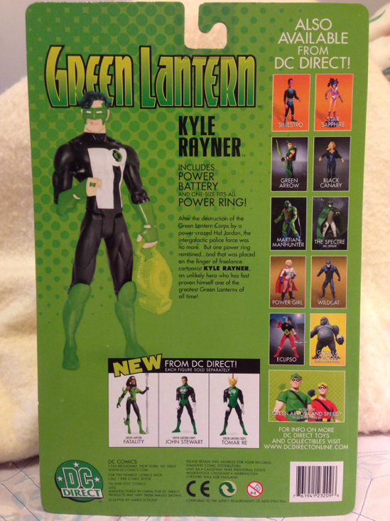 Green Lantern (Kyle Rayner) - DC Direct (Green Lantern) action figure collectible [Barcode 761941232096] - Main Image 2