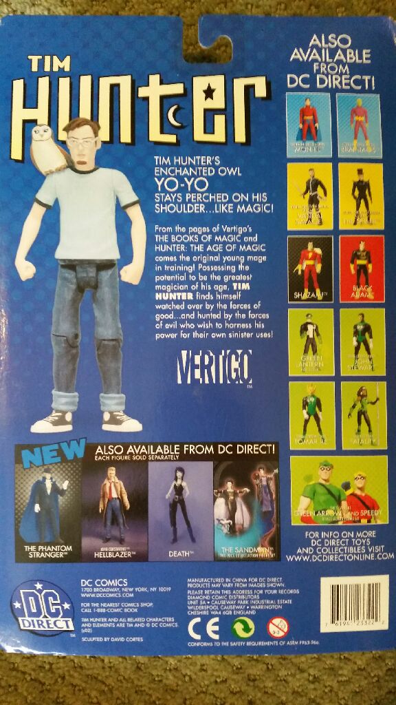Dc Vertigo - Tim Hunter - DC Direct (DC Vertigo Magic & Mystery) action figure collectible [Barcode 761941233222] - Main Image 2