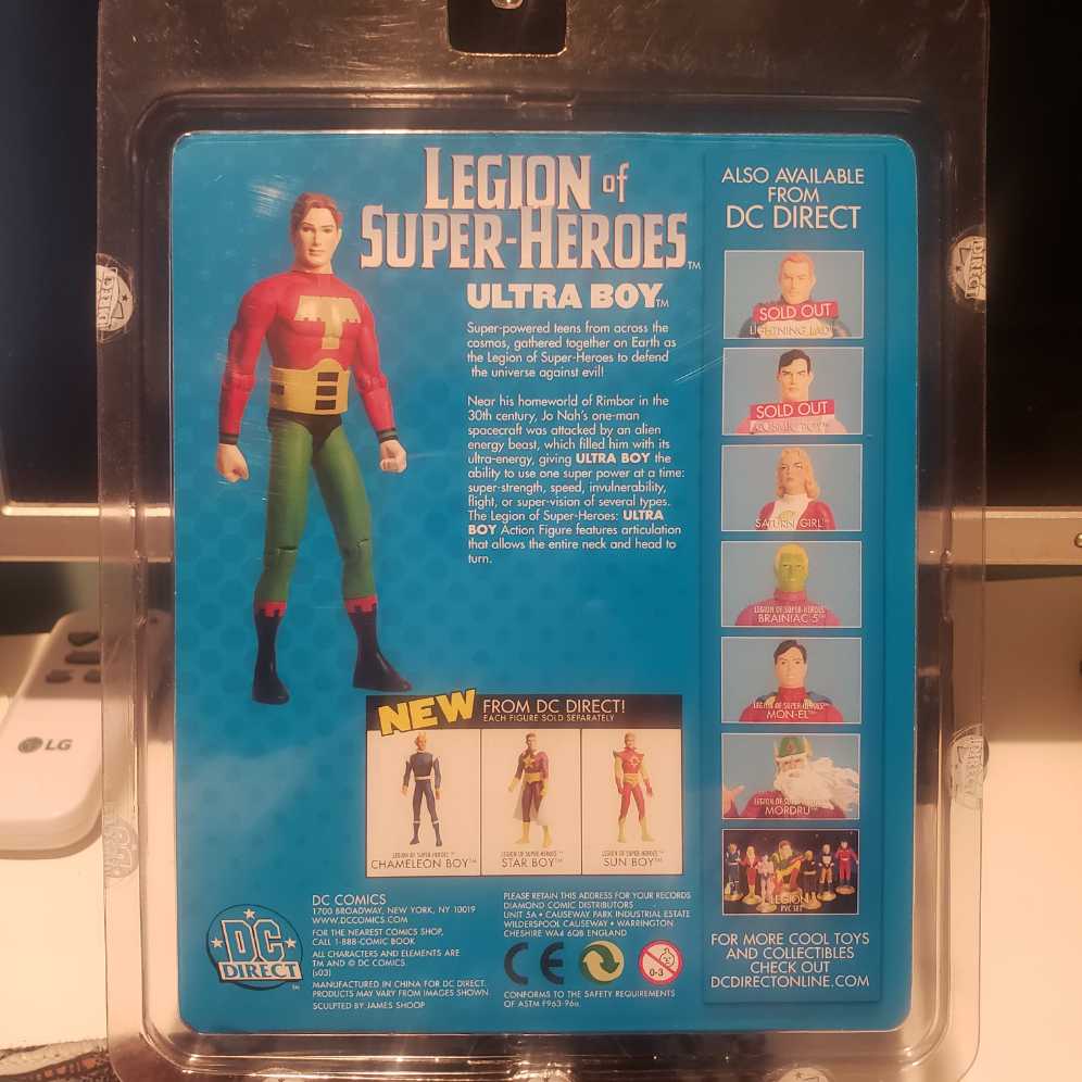 Ultra Boy - DC Direct (Legion of Super Heroes) action figure collectible [Barcode 761941235837] - Main Image 2