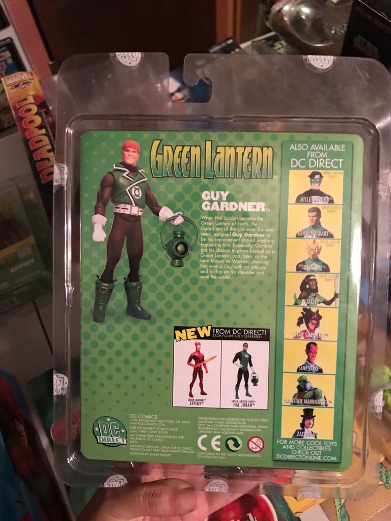 Green Lantern Guy Gardner - DC Direct (Green Lantern Corps) action figure collectible [Barcode 761941235998] - Main Image 2